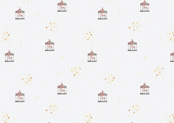 Merrily, Merry Small Fairground - Made to Measure Curtains - Image 8